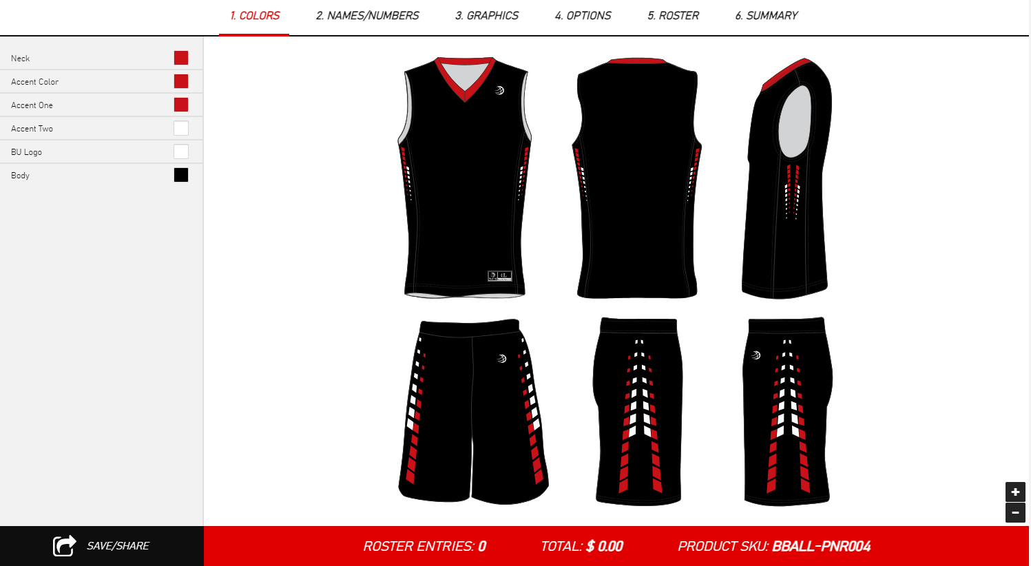 Beast Up website with uniform design tool